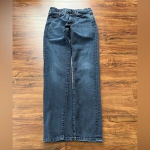 Levi’s 502 Jeans Youth Size 28x30 Dark Wash Tapered Fit Boys Denim